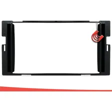 Moldura 2 Din Dvd Mp5 New March Versa 2014/ Black Piano Foto mini 3