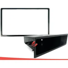 Moldura 2 Din Dvd Mp5 New March Versa 2014/ Black Piano Foto mini 4