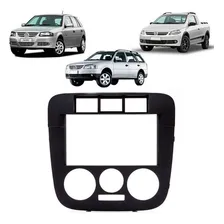 Moldura 2 Din Fiamon Gol G4 Parati G4 Saveiro G4 Preta Foto mini 4