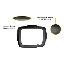 Moldura 2 Din Fiamon Jeep Renegade Pcd 2015 Em Diante Preta Foto mini 2