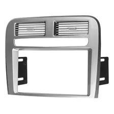 Moldura 2 Din Fiat Punto 2008 2012 Prata Foto mini  2
