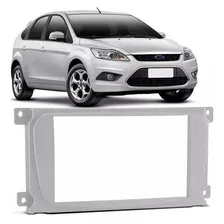 Moldura 2 Din Ford Focus 2009 À 2013 Prata Fiamon 2857 Foto mini 1