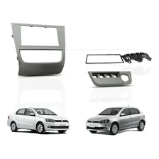 Moldura 2 Din Gol G6 Voyage - Saveiro Prata Foto mini 3