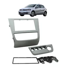 Moldura 2 Din Gol G6 Voyage - Saveiro Prata Foto mini 2