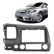 Moldura 2 Din Honda New Civic 07-11 Grafite Foto mini 1