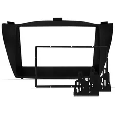 Moldura 2 Din Hyundai Ix35 2010 A 2018 Preto Dvd Mp5 Foto mini 1