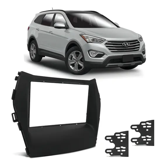 Moldura 2 Din Hyundai Santa FĂ© 2014 A 2018 Foto 1