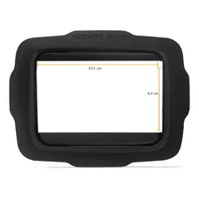 Moldura 2 Din Jeep Renegade 2017 2018 MÃdia De Fabrica Preto Foto mini 3