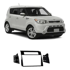Moldura 2 Din Kia Soul 2012 Double Din Preto Foto mini 1