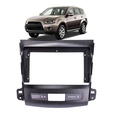 Moldura 2 Din Mitsubishi Outlander 9 2008 Até 2012 - Preto Foto mini 1