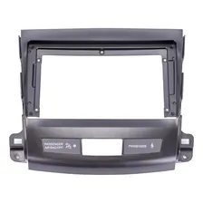 Moldura 2 Din Mitsubishi Outlander 9 2008 Até 2012 - Preto Foto mini 4