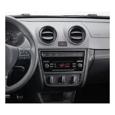 Moldura 2 Din Multimidia Dvd Gol Saveiro Voyage G6 Cinza Foto mini 3