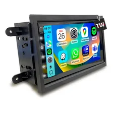 Moldura 2 Din Onix Prisma Spin Dvd Multimídia Rádio Preto Foto mini  3