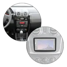 Moldura 2 Din Painel Dvd Renault Logan 2012 À 2017 Preto Foto mini 3