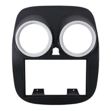 Moldura 2 Din Palio Attractive Sporting Preto Duto Branco Foto  mini 1