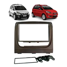 Moldura 2 Din Preta Fiamon Fiat Idea/idea Adventure 13/18 Foto mini 1
