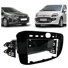 Moldura 2 Din Preta Fiat Punto 2013 A 2017 Linea 2015 A 2016 Foto mini 1