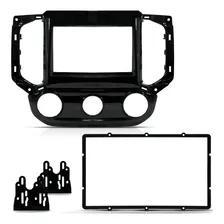 Moldura 2 Din S10 2016 A 2018 Ar Anal贸gico Black Piano 4024 Foto mini 1
