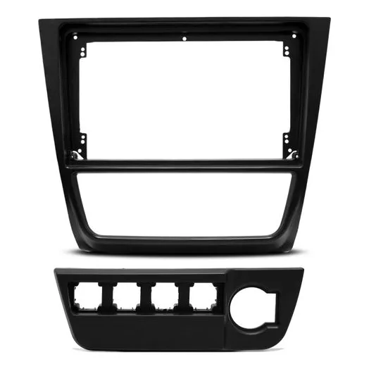 Moldura 2 Din Voyage G6 2013 2014 2015 2016 Preto Fosco Foto 1