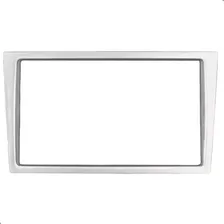 Moldura 2din MultimÃdia Corsa Hatch Sedan Vectra Gt Painel Cor Prata Foto mini 1