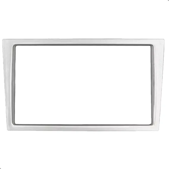 Moldura 2din MultimÃdia Corsa Hatch Sedan Vectra Gt Painel Cor Prata Foto 1