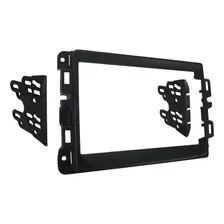 Moldura 2din Painel Dvd MultimÃdia Rádio Mobi Preto Soft Foto mini 1