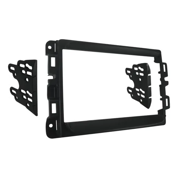 Moldura 2din Painel Dvd MultimÃdia Rádio Mobi Preto Soft Foto 1