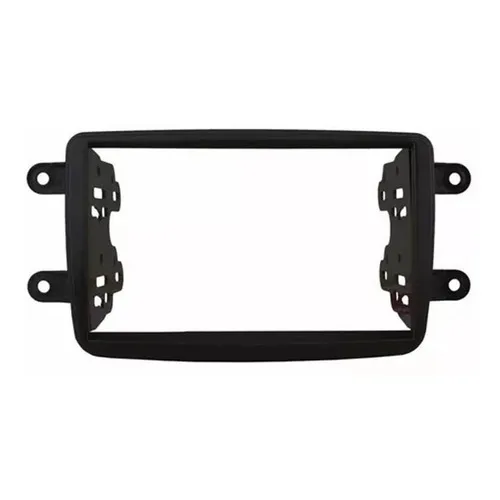 Moldura 2din Preto Duster Sandero Logan Oroch Captur Kwid Foto 1