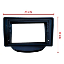 Moldura 9 Polegadas Hb20 2012 à 2019 com Som Original Painel Central Multimidia Preta Som Foto mini  3
