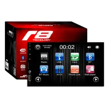 Moldura Ap488 Autoplast + Multimidia R8 Mp5 Bt Touch 7 Foto mini  3