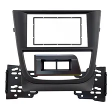 Moldura Central De Painel Para Rádio Multimédia Ar Mp5 Preta Foto mini 2