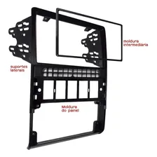Moldura Central Painel Dvd 2din Gol Parati Saveiro Bola G2 Foto mini 4