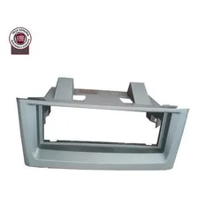 Moldura Central Radio 1 Din Cinza Punto Linea Fiat 735460870 Foto mini 1
