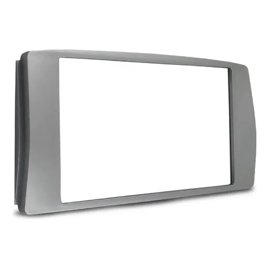 Moldura Contra Frente Hilux 2012 2013 2014 Dvd 2 Din Preta Foto 1