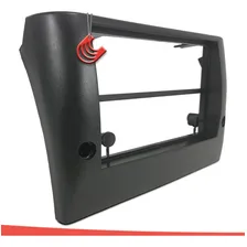 Moldura De Painel 2 Din Multimidia Dvd Mp5 Fiat Stilo 2003 2004 2005 2006 2007 2008 2009 2010 2011 2012 Preto Autoplast Explex Foto mini  2