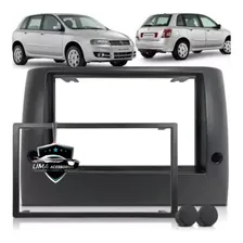 Moldura De Painel 2 Din Multimidia Dvd Mp5 Fiat Stilo 2003 2004 2005 2006 2007 2008 2009 2010 2011 2012 Preto Autoplast Explex Foto mini 4