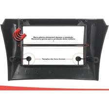Moldura De Painel 2 Din Multimidia Dvd Mp5 Fiat Stilo 2003 2004 2005 2006 2007 2008 2009 2010 2011 2012 Preto Autoplast Explex Foto mini  3