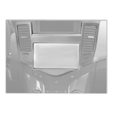Moldura Do Painel 2 Din Chevrolet Cruze 2011 A 2014 Prata Foto mini  2