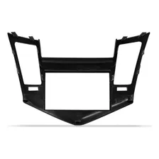 Moldura Do Painel 2 Din Chevrolet Cruze 2011 A 2014 Prata Foto mini  3
