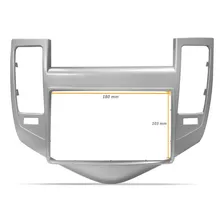 Moldura Do Painel 2 Din Chevrolet Cruze 2011 A 2014 Prata Foto mini 4