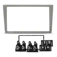 Moldura Do Painel 2 Din Chevrolet Montana 2005 2006 Prata Foto mini 1