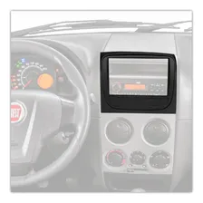 Moldura Do Painel 2 Din Fiat Palio Way 2014 2015 Preto Foto mini 2
