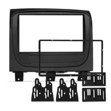 Moldura Do Painel 2 Din Fiat Palio Way 2014 2015 Preto Foto mini 4