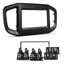 Moldura Do Painel 2 Din Fiat Strada 2020 2021 Preto Foto mini 1