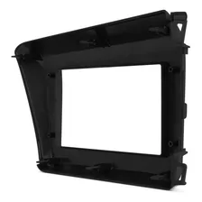Moldura Do Painel 2 Din Honda Civic 2012 2013 2014 Preta Foto mini  3
