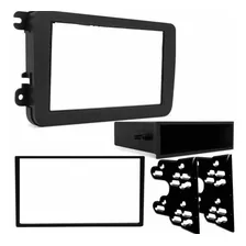 Moldura Dvd 1 E 2 Din Gol Voyage Saveiro G7 16 Foto mini 2