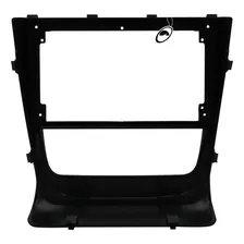Moldura Dvd 2 Din 9 Pol Vw Gol Saveiro Voyage G6 Prata Top Foto mini 2
