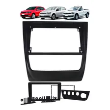 Moldura Dvd 2 Din 9 Polegadas Vw Gol Saveiro Voyage G6 Preto Foto mini 1