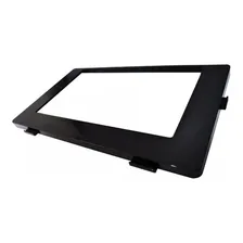 Moldura Dvd 2 Din Corolla 2017 2018 Black Piano Foto mini 3