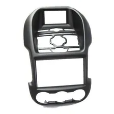 Moldura Dvd 2 Din Ford Ranger 2012 A 2015 Grafite Escuro Foto mini 2